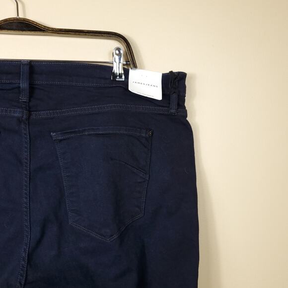 James Jeans Leggy Curvy Crux Double Front Zip Legging in Olefina Size 24 - Picture 7 of 11